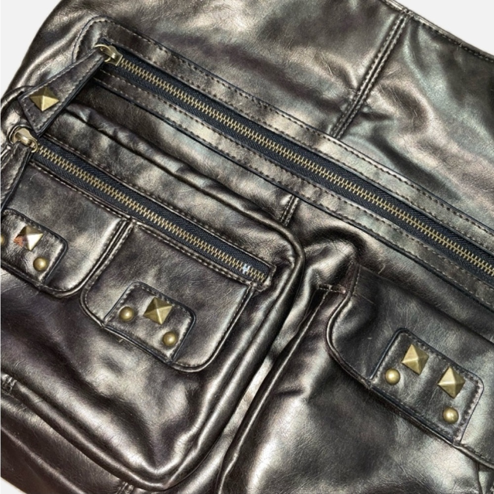 Studded Shoulder Bag EUC - Picture 5 of 10